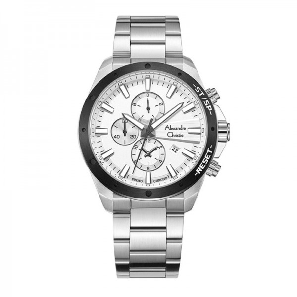 Alexandre Christie AC 6669 Silver White MCBTBSL